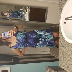 1-of-a-kind  Handmade Vintage Tropical Vacation Dress